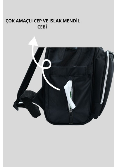 Galb Leather Bebek Bakım Çantaları Siyah