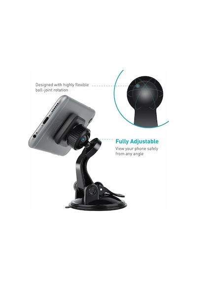 Privity Serisi Mıknatıslı Araç İçi Telefon Tutucu Vantuzlu Magnet 360 Derece Telefon Tutucu Gmm 2 Mixed
