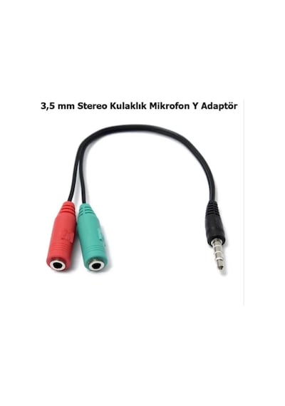 Kulaklık Ses Mikrofon Ayırıcı Dönüştürücü Çoklayıc