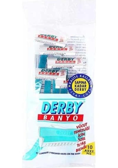 Derby Banyo Tıraş Bıçağı 10'lu