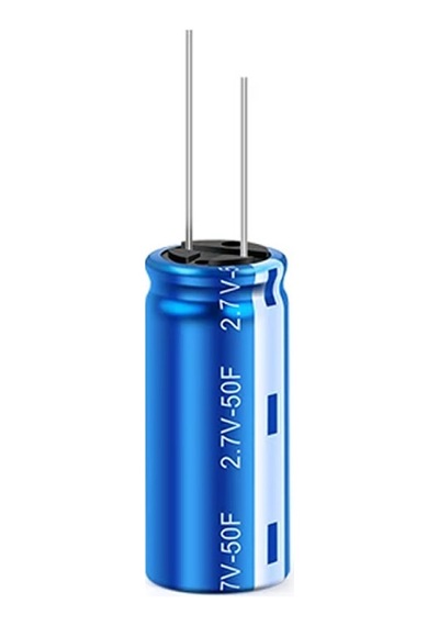 50f 2.7v Süpercap 10x25mm Dıp Süper Kapasitör Enerji Depolama Güneş Rüzgar Akü Batarya Güç Kaynağı