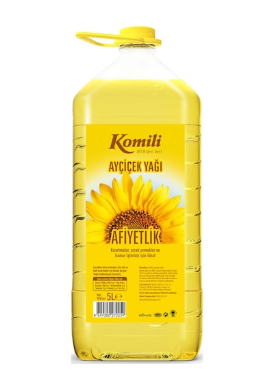 Komili Ayçiçek Yağı Dar Kapak Pet 5 L