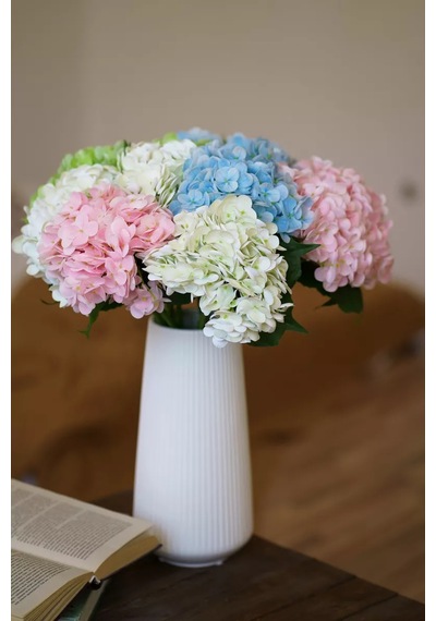 Dreamfinds Yapay Ortanca Çiçekleri Yapay Ortanca Çiçekleri 227218603 Açık Mavi