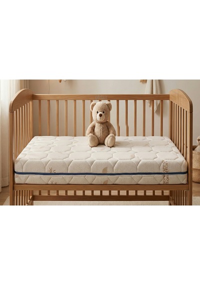 12Cm Cotton Süngerli Bebek Çocuk Beşik Yatağı 60x120 Yıkanabilir Kılıflı Park Yatak Oyun Parkı