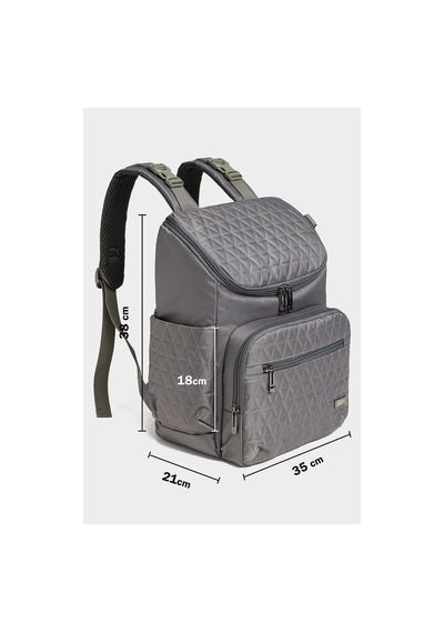 Go Bag Victorıa Gri Anne Bebek Bakım Çantası