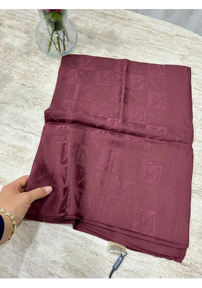Noura Scarf Diamond Pamira Şal Bordo Çok Renkli