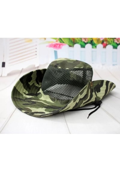 Kardelen Butik Denizli Sniper Camouflage Şapka 56-58 Cm Sarı Sarı