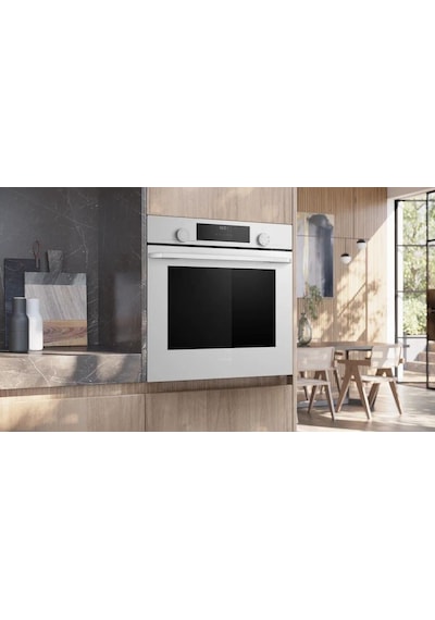 Siemens HU717ABV0T Buhar Destekli Ankastre Fırın Beyaz