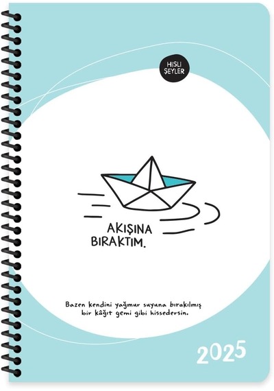 2025-13 19,5 Haftalık Ajanda - Akışına Bıraktım Açık Gri
