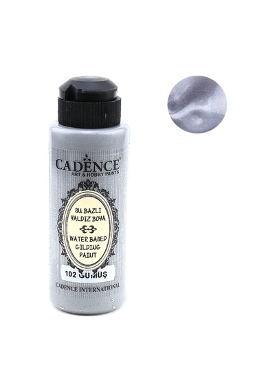 102 Gümüş Su Bazlı Yaldız Boya 120 Ml Genel