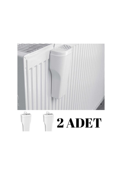2 Adet Kalorifer Petek Suluğu, Oda Nemlendirici Kalorifer Suluğu, Radyatör Petek Deco Beyaz Beyaz