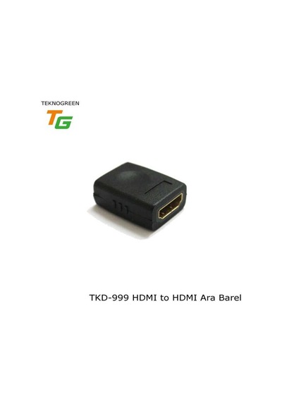 Teknogreen Tkd-999 Hdmi Dişi Dişi Ara Barel