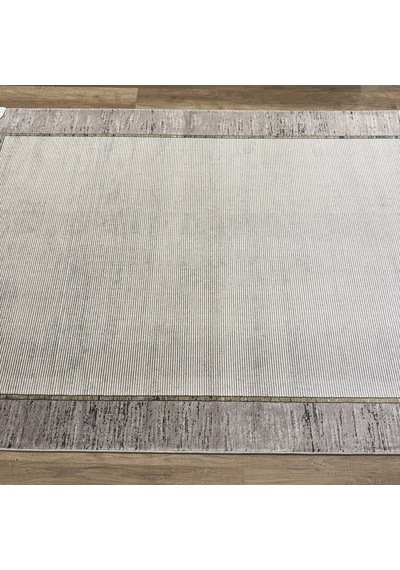 Hoom Rugs Elegant 10507 Krem Gri Çerçeveli Salon Halısı