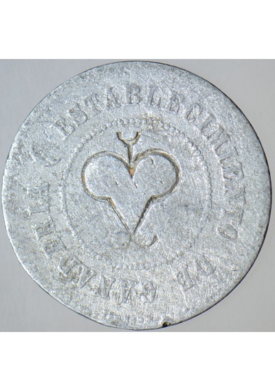 Uruguay Yerel Kullanım Hayvancılık-para Yerine Geçen Jeton. Alüminyum 20 Mm Nadir. 1900ler Başı