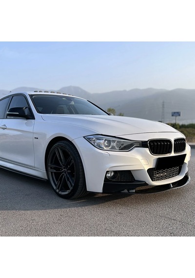 Bmw F30 M Sport Ön Lip Ve Flap 2012-2019 Uyumlu Ön Tampon Eki