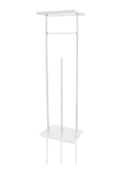 The Mia Tepsili Tuvalet Kağıdı Standı - Beyaz- 54x15x12 Cm
