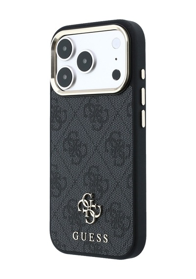 İphone 17 Pro Kılıf Guess Orjinal Lisanslı M-safe Özellikli Small 4g Ve Classic Logolu Kapak Siyah