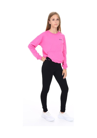 Toontoy Kids Toontoy Kız Çocuk 2'li Takım Baskılı Bisiklet Yaka Düşük Omuz Cepli Sweatshirt & Basic Düz Tayt Fuşya Toontoy Kids Toontoy Kız Çocuk 2'li Takım Baskılı Bisiklet Yaka Düşük Omuz Cepli Sweatshirt & Basic Düz Tayt Fuşya