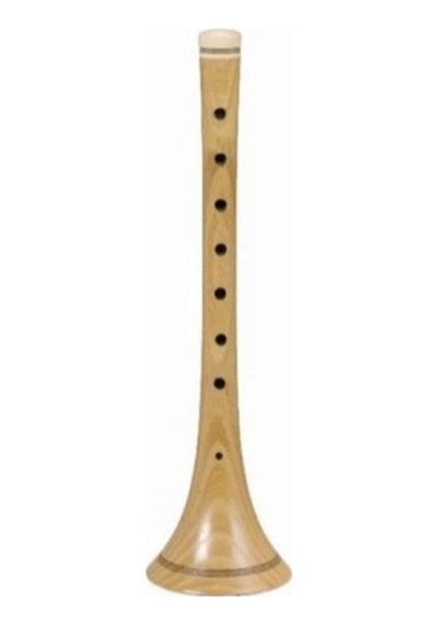 Vernikli Zurna Küçük Boy 23.5 Cm - Re + Boru + Halka + 3 Adet Yedek Kamış