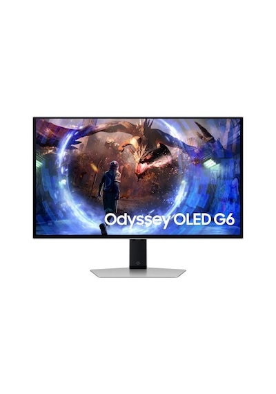 Samsung Uyumlu Odyssey G6 Ls27dg602suxuf 27" 0.03 Ms Oled 2k Pivot 360 Hz Oyuncu Monitörü - Teşhir