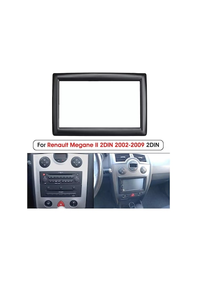 Exvol Renault Megane 2 Uyumlu 7 İnch Double Teyp Bluetoth Usb