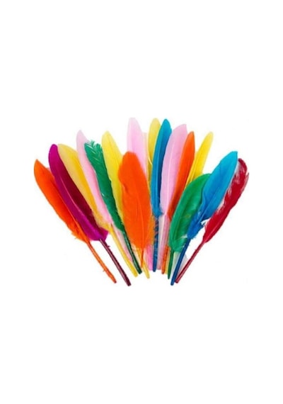 Bubu Karışık Renkli Tüy 20 Li 20cm 3 Lü Set