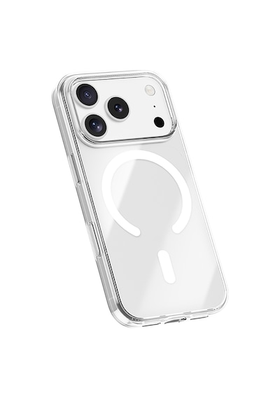 Apple Uyumlu iPhone 17 Pro Kılıf M-safe Şarj Özellikli Benks Crystal Serisi Sert Pc Şeffaf Kapak