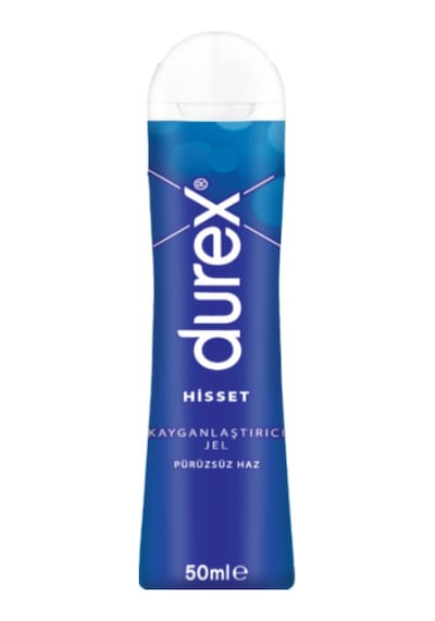 Durex Hisset Pürüzsüz Hazlar 50 Ml Jel + Siyah Deri Şaplak + Hediye