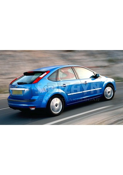 S-Dizayn  Ford Focus 2 Krom Cam Çıtası 4 Prç 2005-2008
