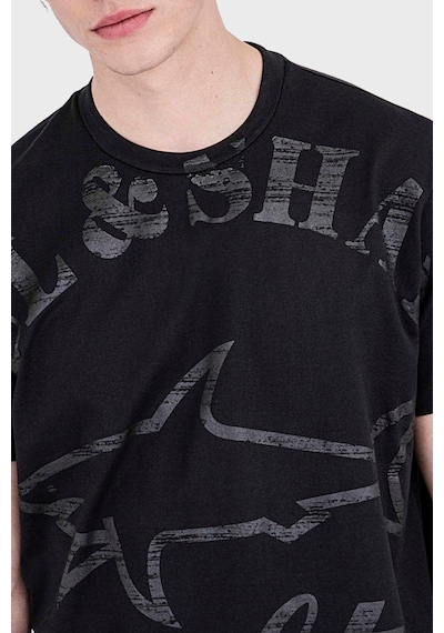 Paul & Shark Erkek T Shirt 22411018 011 Siyah SIYAH Siyah