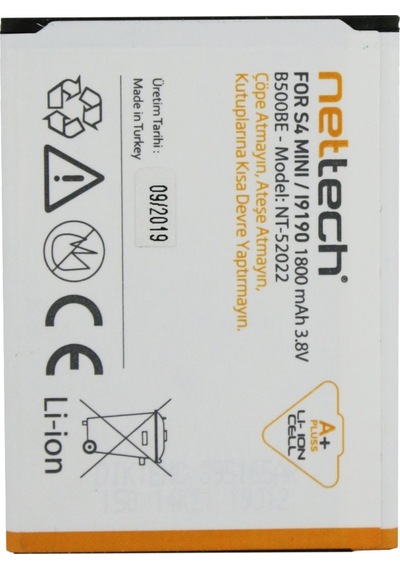 Teknonet Samsung Galaxy İ9190 S4 Mini Uyumlu Nettech Ant-2479
