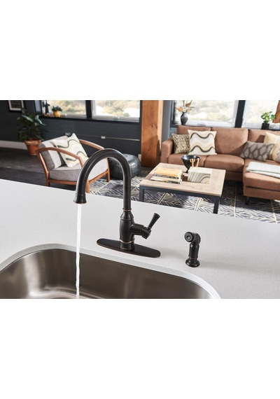 Moen 87506brb Noell Yan Püskürtücülü Tek Saplı Standart Mutfak Ba Diğer