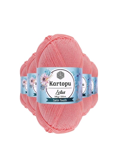 5 Adet Lotus Bikini Büstiyer Bluz Örgü İpi  K766 Gül Pembe