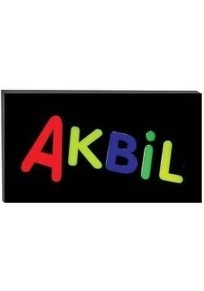 Işıklı Tak Çalıştır Hazır Tabela Akbil
