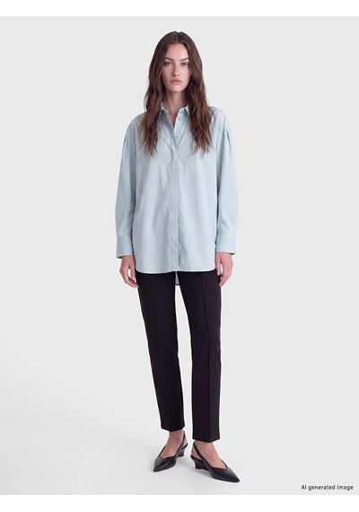 Lcw Modest Siyah Yüksek Bel Dar Fit Kadın Pantolon