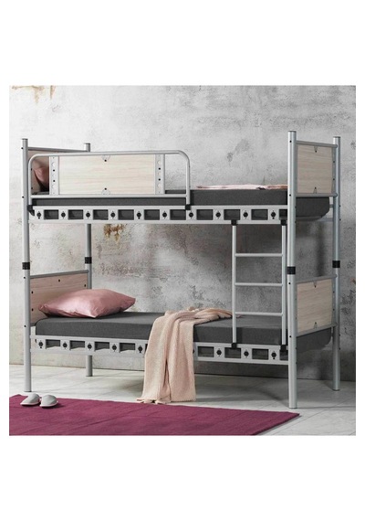 Missidea Elegan Modern Metal Ranza & Karyola Seti Cappuccino 90x190 Cm 90 x 190