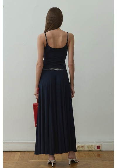 Suud Collection Lacivert Cosie Askılı Top