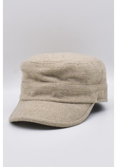 Külah Erkek Kastro Şapka Kasket Outdoor Yünlü Castro Kep Camel