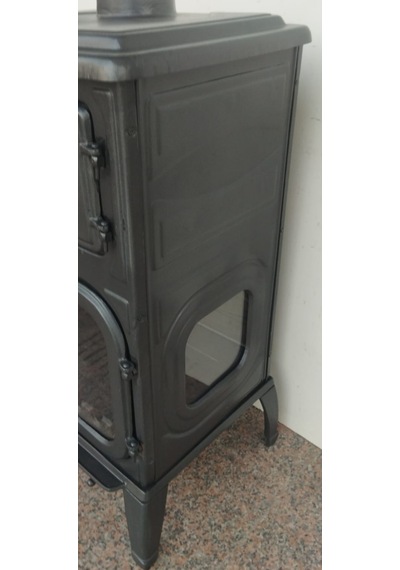 Dorello Döküm Soba Mf113 Model Yandan Camlı Fırınlı Model