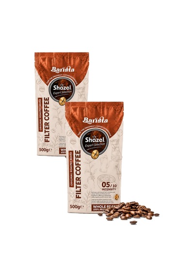 Shazel Çekirdek Filtre Kahve 500 Gr X 2 Adet