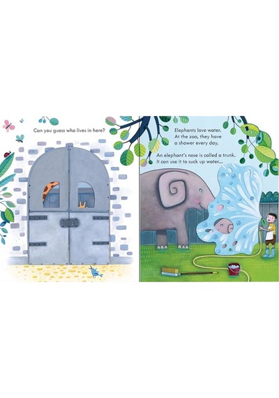Peep Inside The Zoo - Anna Milbourne - Usborne