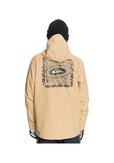 Quıksılver Quiksilver Erkek Snowboard Ceketi In The Hood Kahverengi Cld0 Bej