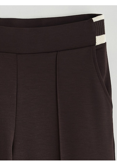 Lcw Everyday Kahverengi Standart Fit Geniş Paça Kadın Pantolon