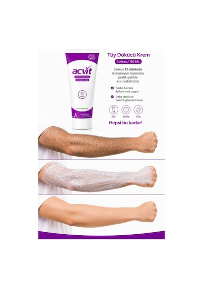 Acvit Tüy Dökücü Krem 150 ML