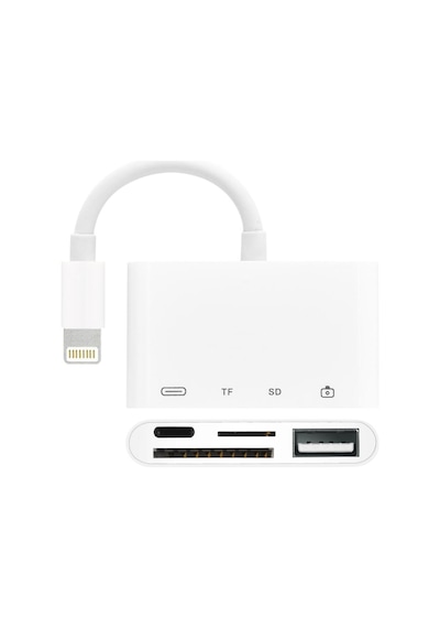 Apple Uyumlu iPhone  X 11 12 13 Pro Plus Kart Okuyucu Kamera Bağlantı Kiti Şarj