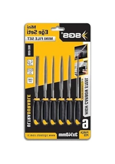 6 Parça Mini Eğe Seti, 3x140 Mm Metal El Aleti
