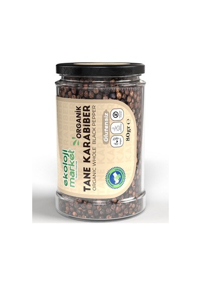 Ekoloji Market Organik Glutensiz Tane Karabiber 80 G
