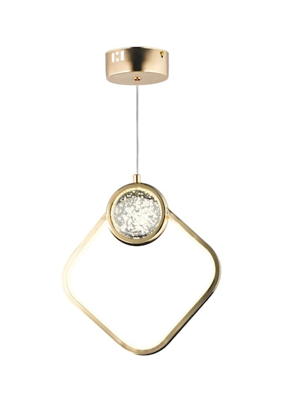 Frieda Tekli 3 Renkli 17 Watt Gold Ledli Modern Oturma Odası Salon Sarkıt Avize