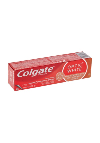 Colgate Optic White Diş Macunu 75 Ml Kahve Çay Tütün Lekelerine Karşı 3'li Ekonomik Paket - 3 A Tarı