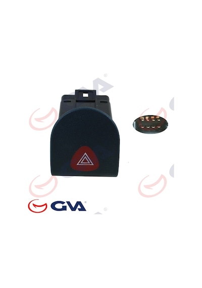 Gva Dörtlü Flaşör Anahtarı Renault Kangoo 01 Gva 8016020 7700308821 8200090307 8200523539